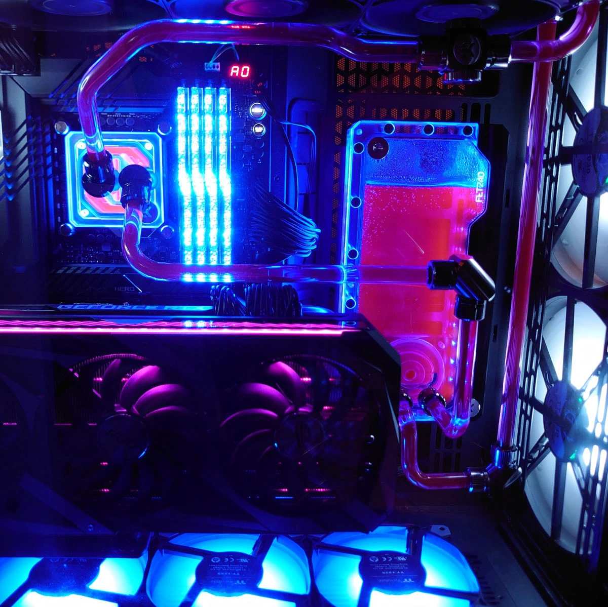 Montage personnalisé en Watercooling